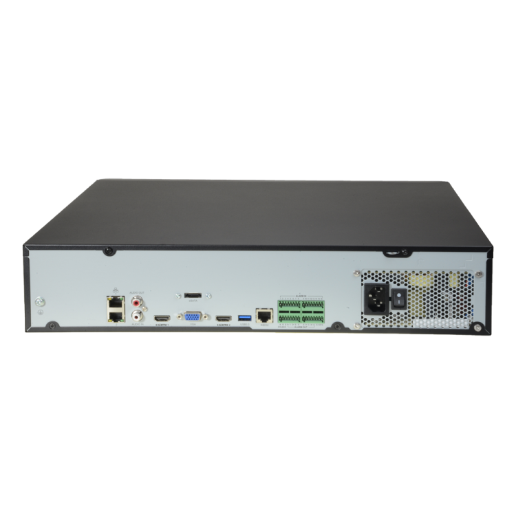 NVR 16ch IP hasta 12Mpx, 384Mbps, H.265+, 8 HDD