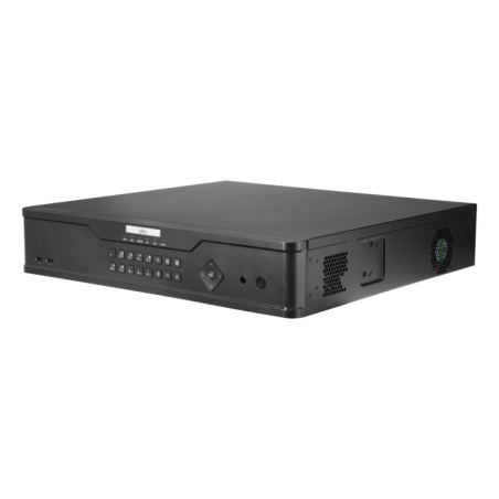 NVR 16ch IP hasta 12Mpx, 384Mbps, H.265+, 8 HDD