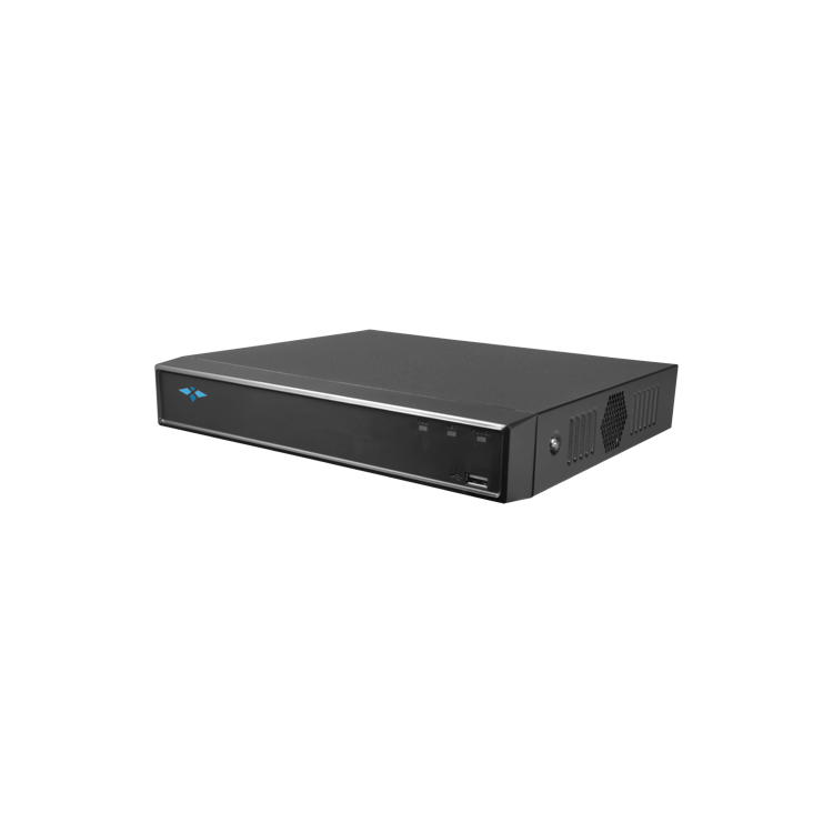 NVR 4ch IP hasta 8Mpx, 80Mbps, H.265, 1 HDD. 1ch reconocimiento facial