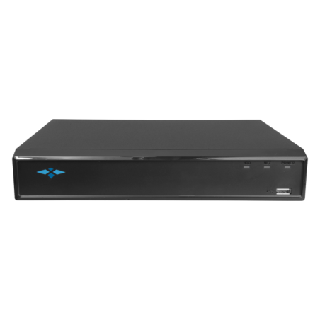 NVR 4ch IP hasta 8Mpx, 80Mbps, H.265, 1 HDD. 1ch reconocimiento facial