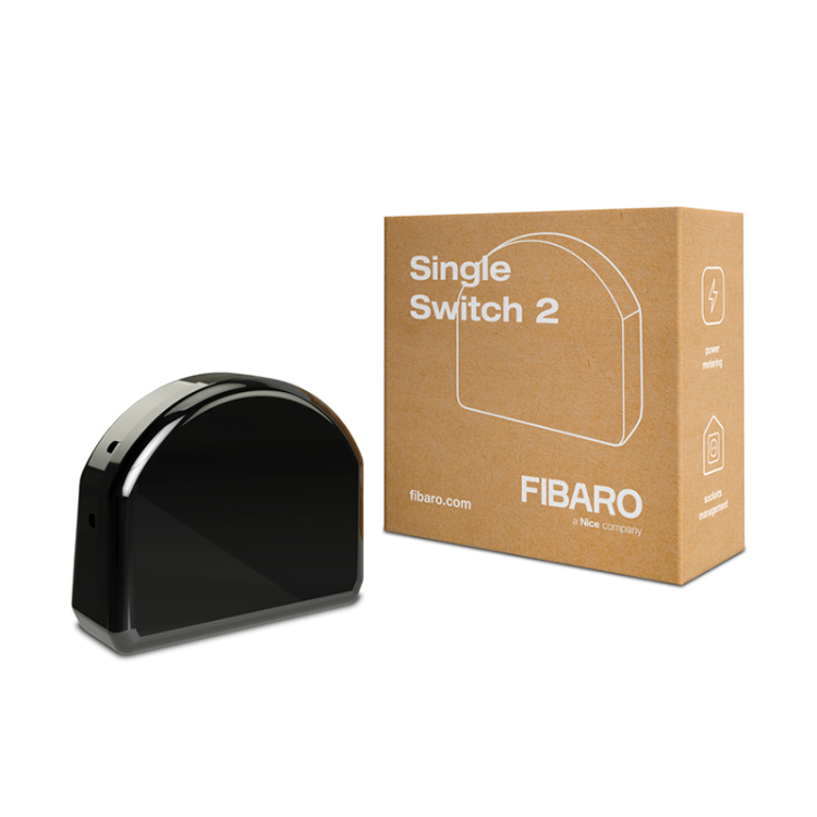 Fibaro Single Switch 2 - Relé ON/OFF para equipos 1x2.5 kW V2. FGS-213 XXX