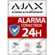Cartel  AJAX genérico adhesivo, DIN A5 (148x210mm)