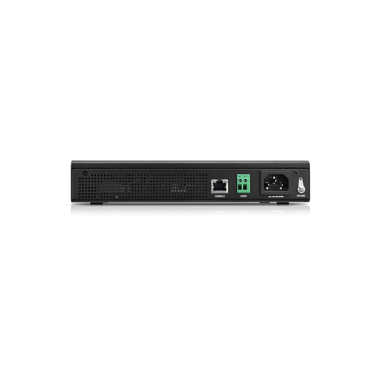Switch gestionable de 8 puertos Gb, POE 150W + x2 SFP. Montaje Sobremesa