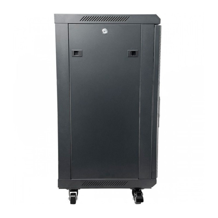 Armario rack mural 19" Keynet FR6-C1566 - 15U, 600x600x770mm, puerta cristal, montado