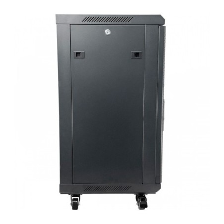 Armario rack mural 19" Keynet FR6-C1566 - 15U, 600x600x770mm, puerta cristal, montado