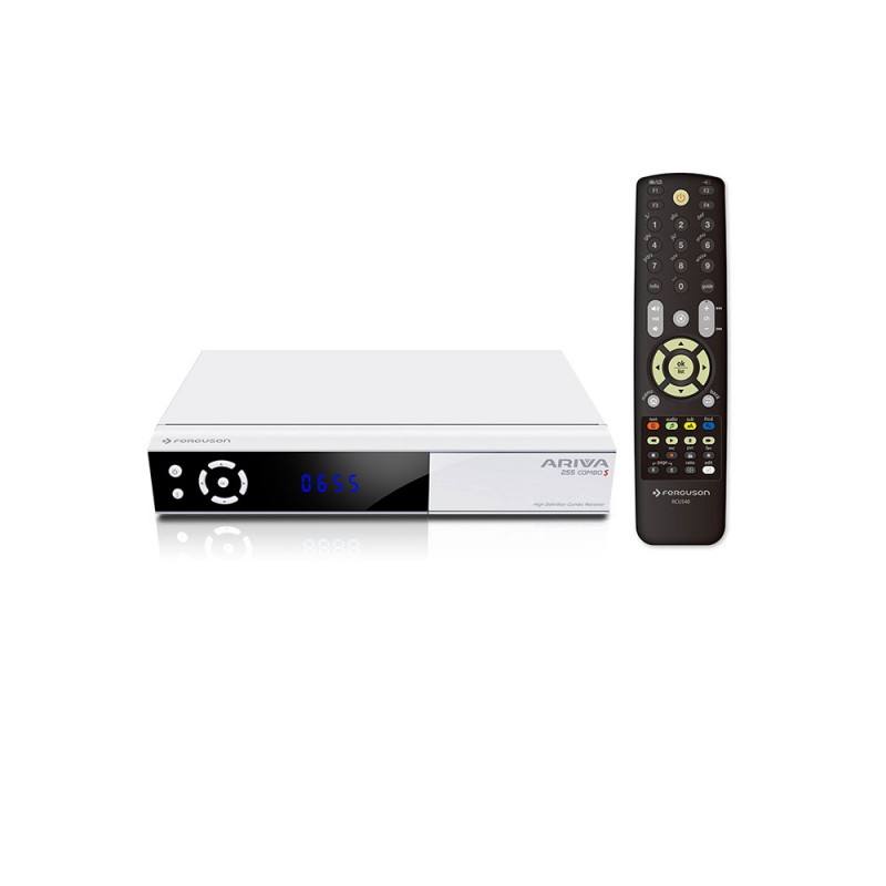 Receptor SAT Blanco (S2)+TDT (T2)+ Cable, FULL HD, H.265, H.264, HEVC