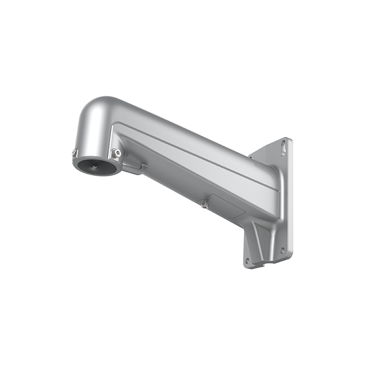 Soporte para domos motorizadas - Uso en pared - Apto para poste - Color gris (aleación de aluminio)