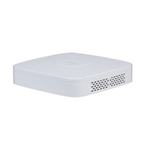 NVR 4ch IP hasta 4K/8Mpx, 80/60Mbps, H.265+, 1 HDD