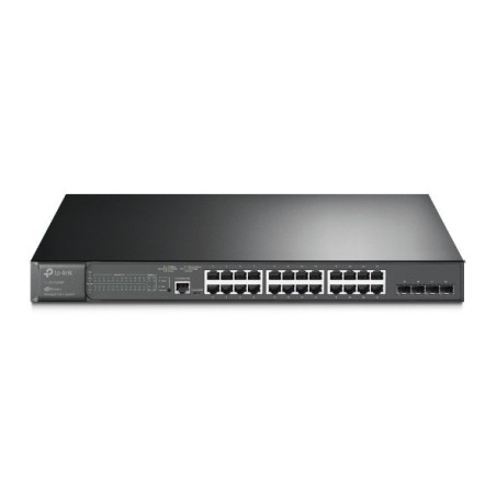Switch Gestionable L2+ OMADA de x24Gb PoE+ (384W) + 4 puertos SFP ,para rack 19"