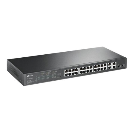 Switch gestionable TP-Link SL2428P - 24 puertos 10/100 PoE+, 4 puertos Gb, 250W, L2+