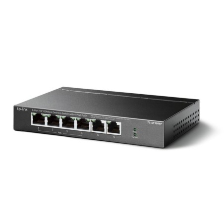 Switch x6 Sobremesa 4 puertos POE (41W)