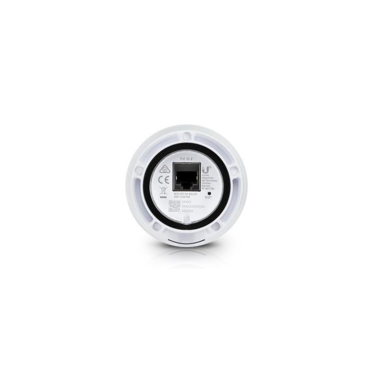 Cámara IP bullet, 4Mpx (2688 x 1520), 24 FPS, IR 9mts, lente 4mm, H.264, micrófono. PoE 802.3af. IP54