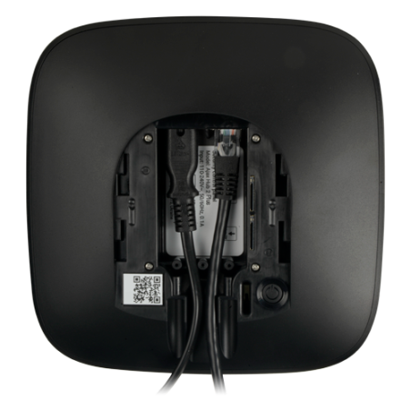 Central Ajax AJ-HUB2PLUS-B - WiFi, Ethernet, Dual SIM 4G, Jeweller, 200 dispositivos. Negro