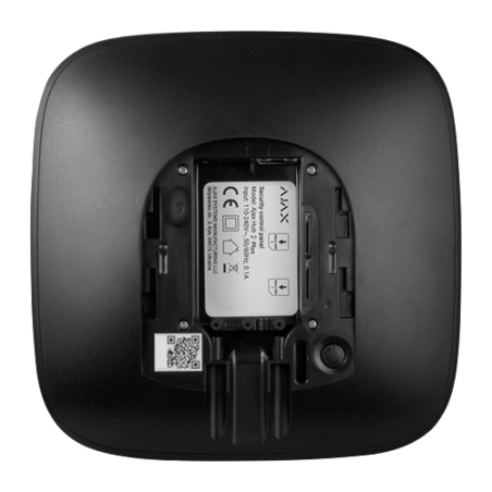 Central Ajax AJ-HUB2PLUS-B - WiFi, Ethernet, Dual SIM 4G, Jeweller, 200 dispositivos. Negro