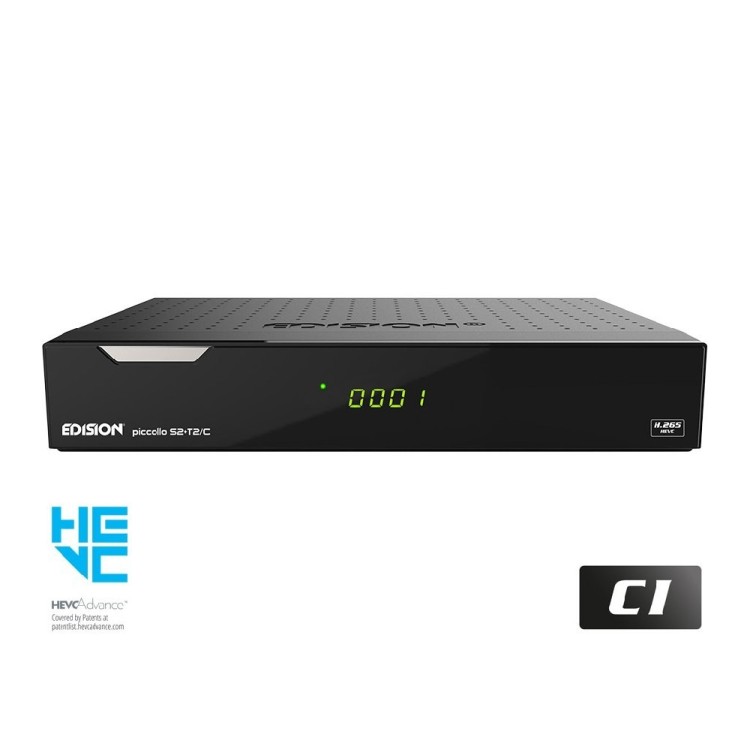 REACONDICIONADO Receptor SAT (S2)+ TDT (T2)+ Cable, FULL HD, H.265, 1 Lector tarjetas, Wif USB integrado