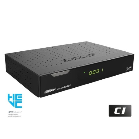REACONDICIONADO Receptor SAT (S2)+ TDT (T2)+ Cable, FULL HD, H.265, 1 Lector tarjetas, Wif USB integrado