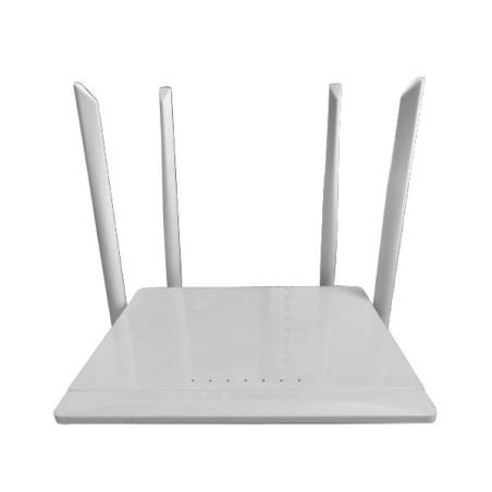 Router AC 1200 Mbps, 2,4/5Ghz, x4 puertos Gb, x2 USB 2.0 y x4 antenas (5dBi)