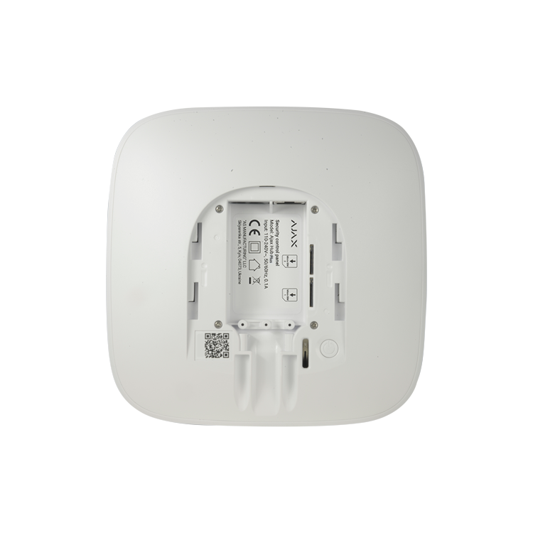 Central Ajax AJ-HUB2-4G-W - Ethernet, Dual SIM 4G