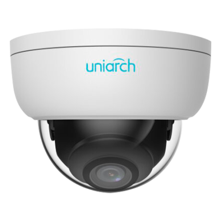 Cámara IP domo, 4Mpx, IR 30mts, 2.8mm, UltraH265, PoE802,3af, IP67, IK10
