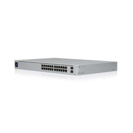 Switch gestionable Unifi Ubiquiti USW-Pro-24-PoE - 24x GbE PoE, 2x SFP+ 10G, 400W PoE. Rack