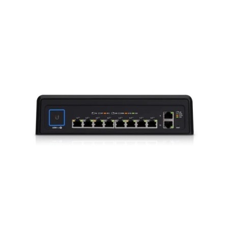 UniFi Switch Industrial, 8 puertos Gb 802.3bt  POE++ (450W),  x2 puertos Gb, Layer 2
