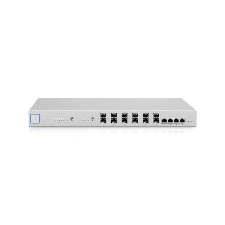 UniFi Switch Gestionable, de 12 puertos SFP+, x4 puertos 10Gb, Layer 2 y 3.