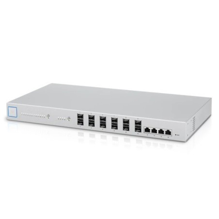 UniFi Switch Gestionable, de 12 puertos SFP+, x4 puertos 10Gb, Layer 2 y 3.
