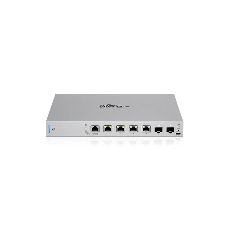 Switch gestionable alta capacidad, x2 SFP+ (10Gb), x4 Gb 10Gb POE 60W, 802.3bt PoE++. Sobremesa