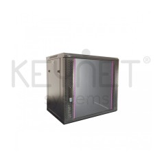 Rack de pared 19", 9U, F600 / AN600 / AL635mm, Vacío. Montaje 5 minutos