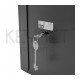 Rack Pared Seguridad, 19" 6U, 320x560x400mm, cerradura con llave numerada (única por rack)