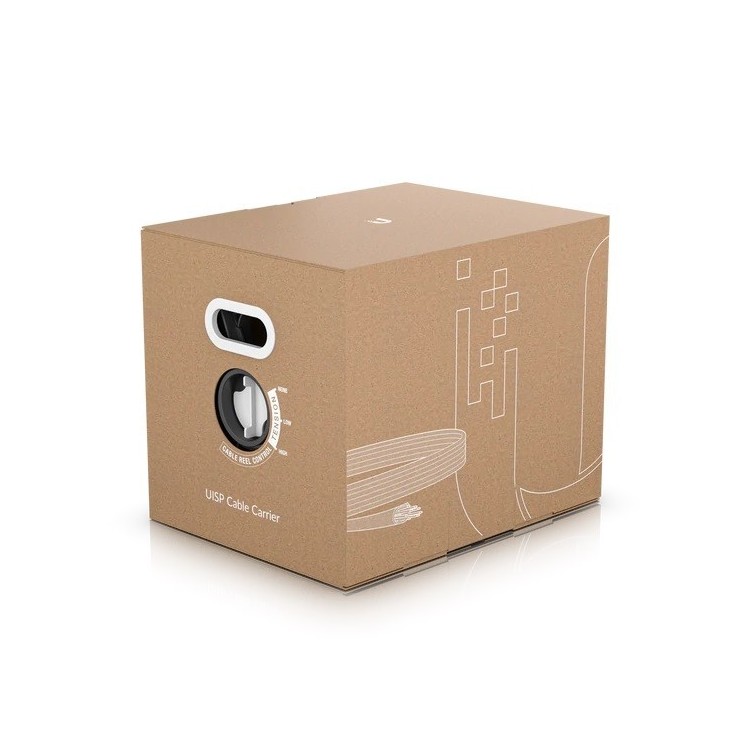 Cable CAT5e FTP, Cobre, Polietileno (exterior), x2 blindaje, negro. Bobina 305mts