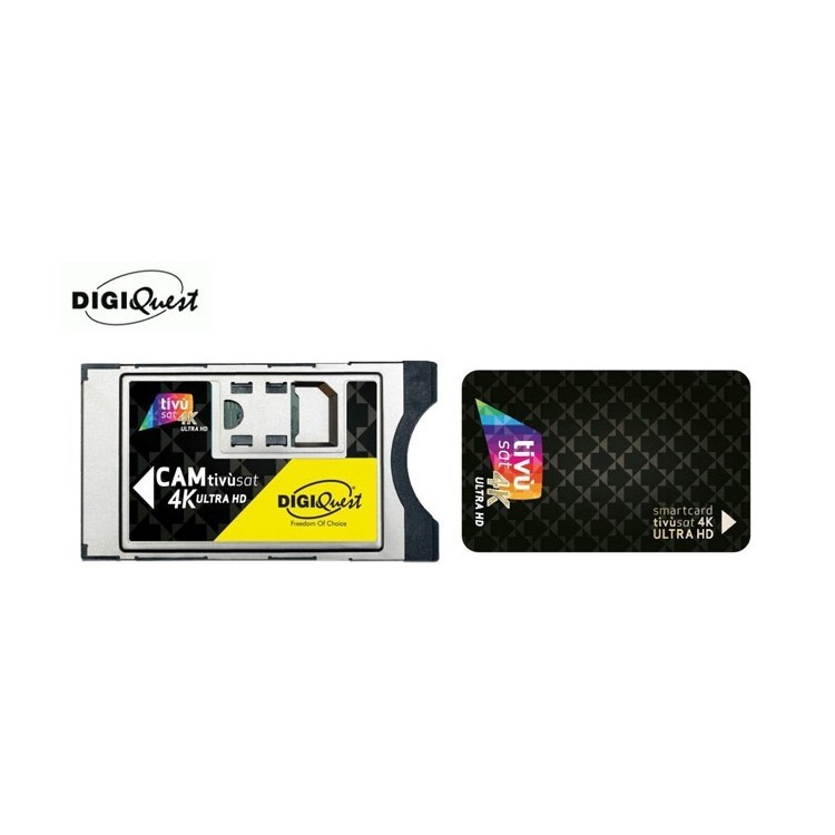 Pack de Módulo PCMCIA + tarjeta Tivusat 4K Ultra HD. CAMTIVUSAT.