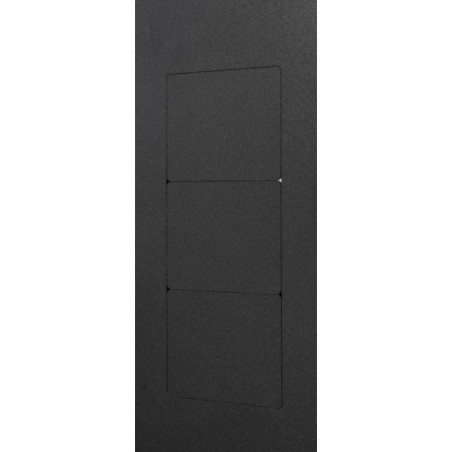 Rack de 19" 9U, F330 / AN519 / AL459mm, vacío. DESMONTADO. Especial Esquinas