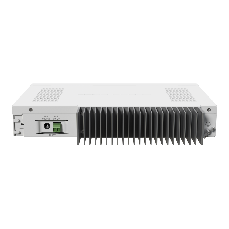 Cloud Core de 4 núcleos a 1,7 Ghz, 4Gb de RAM, x16 Gb, 2 SFP+, RouterOS, Level 6. Sin ventiladores
