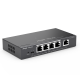 Switch Gestionable L2, 4 puertos Gigabit PoE 54W, x1 UPLINK