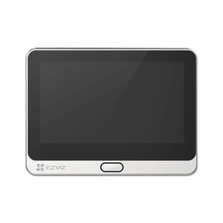Mirilla inteligente inalámbrica EZVIZ CS-DP2-A0-6E2WPFBS   1080p 2 MP, pantalla táctil 4.3″, ángulo 166°, batería recargable, d