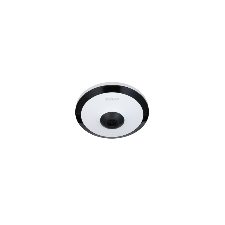 Cámara IP domo, 5Mpx, IR 10mts, fija 1.4mm fisheye, H265+, PoE802,3af
