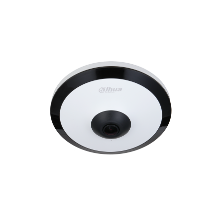 Cámara IP domo, 5Mpx, IR 10mts, fija 1.4mm fisheye, H265+, PoE802,3af