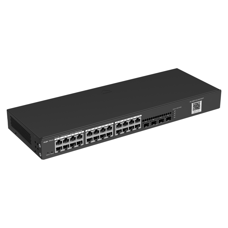 Switch Gestionable L2, 24 puertos Gigabit, x4 puertos SFP ,para rack 19"