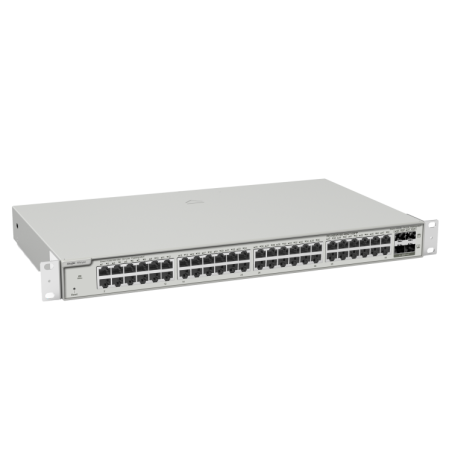 Switch Gestionable L2, 48 puertos Gigabit, x4 puertos SFP ,para rack 19"