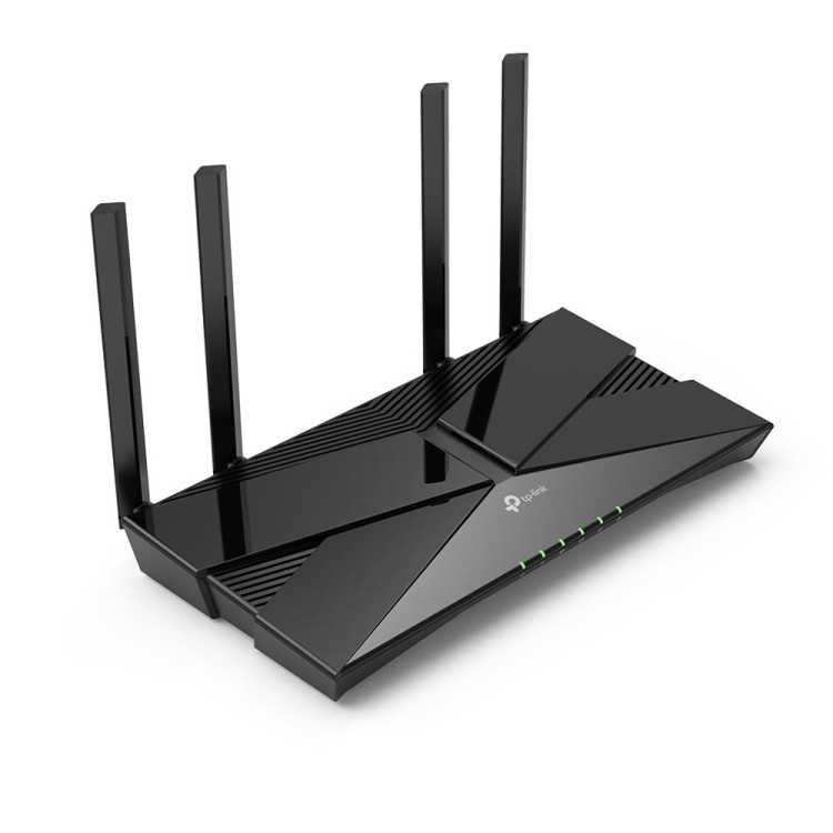 Router WIFI 6 AX 2,4/5Ghz, 23dBm, 1800mbps, x5 puertos Gb, x2 USB 2.0 y 2 x 4dBi 2,4 GHz y 2 x 5dBi 5 GHz