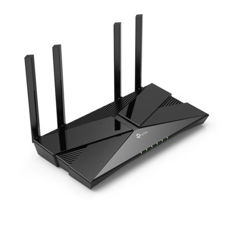 Router WIFI 6 AX 2,4/5Ghz, 23dBm, 1800mbps, x5 puertos Gb, x2 USB 2.0 y 2 x 4dBi 2,4 GHz y 2 x 5dBi 5 GHz