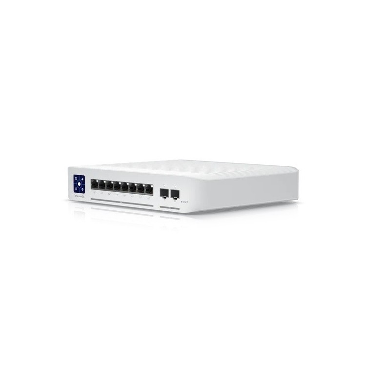 UniFi Switch Capa 3 de x8 2.5Gbe POE, 120W, x2 SFP+.Sobremesa / pared