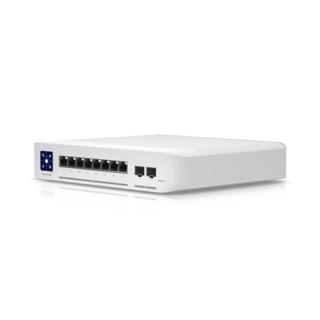 UniFi Switch Capa 3 de x8 2.5Gbe POE, 120W, x2 SFP+.Sobremesa / pared