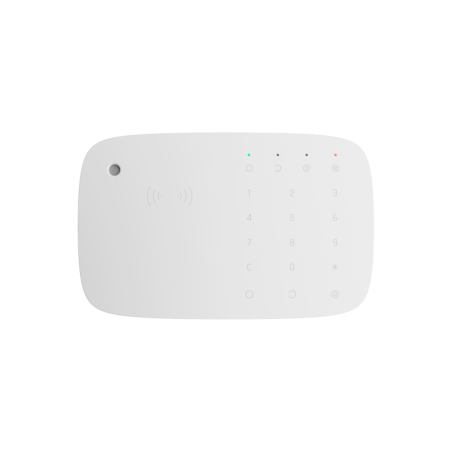 Teclado inalámbrico con sirena y lector RFID para central Ajax