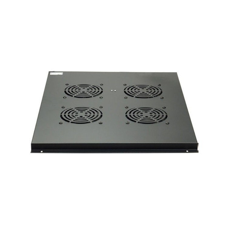 Unidad de 4 ventiladores techo para rack 19" de fondo 800mm