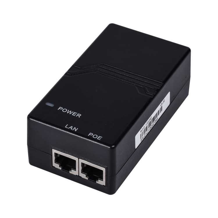 Inyector POE 10/100/1000 802.3af. 48v 15.4W