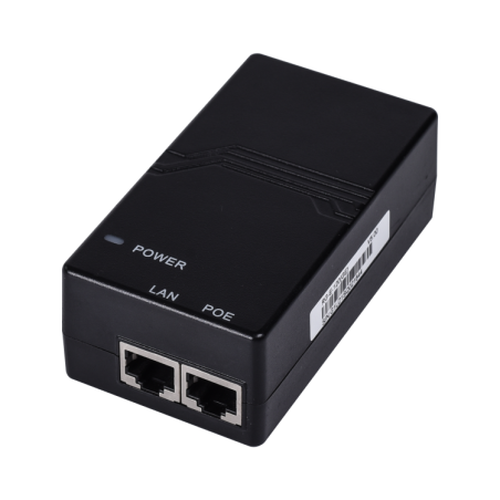 Inyector POE 10/100/1000 802.3af. 48v 15.4W