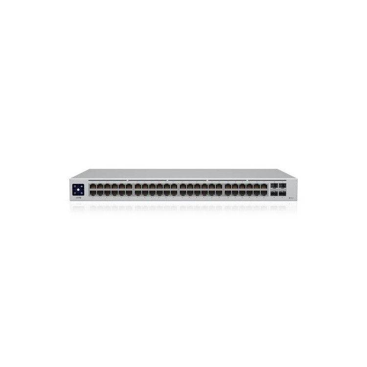 Switch gestionable L2 Unifiswitch con 48 puertos Gigabit, x4 SFP. Montaje en Rack