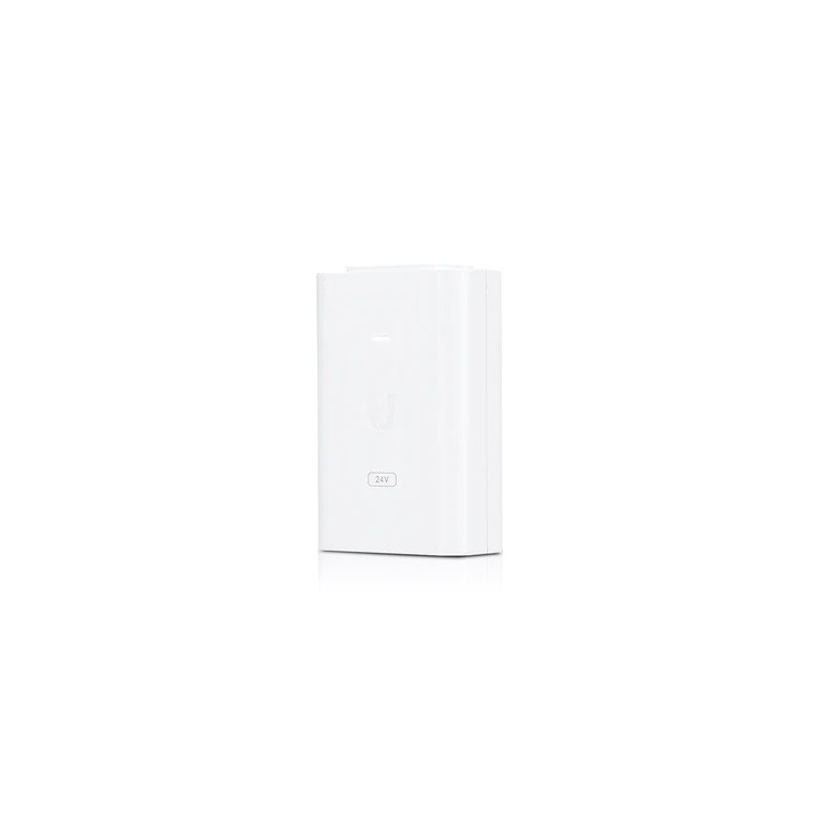 Adaptador POE 24V, 1A, 24W. Gigabit. Blanco